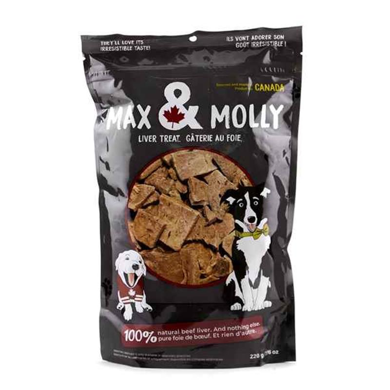 Max & Molly Freeze Dried Beef Liver Dog Treats Allivet
