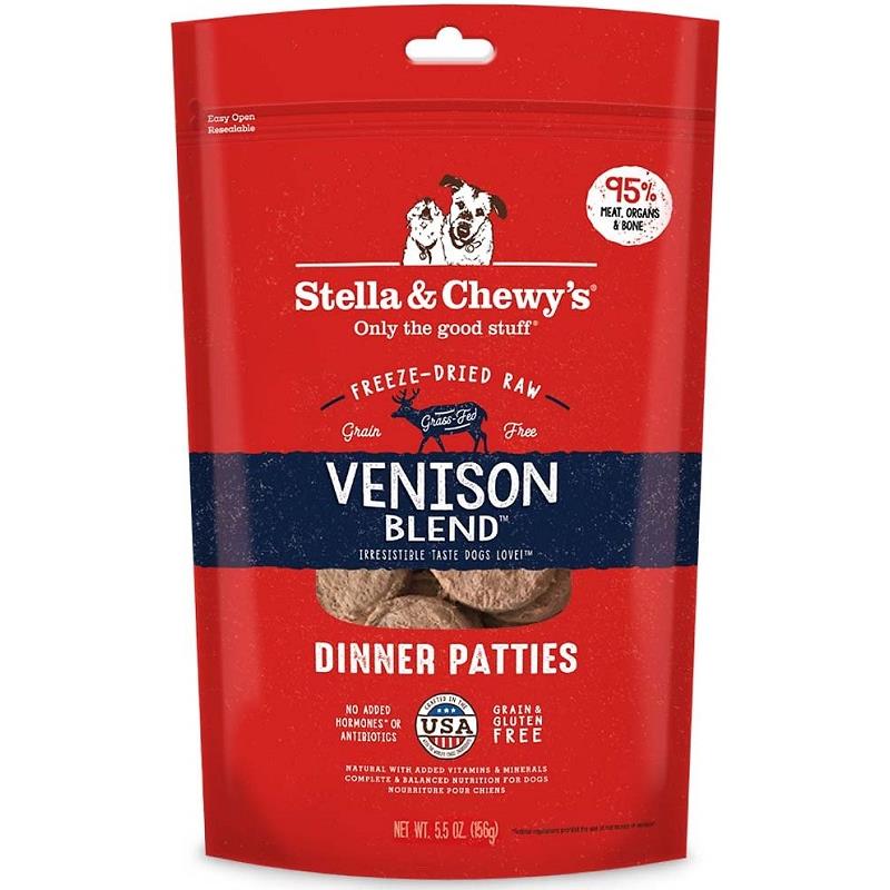 Stella & Chewy's FreezeDried Raw Venison Blend Dinner Patties Dog Food