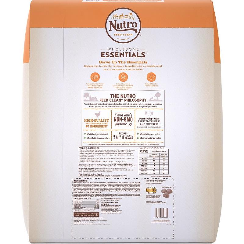 Nutro Wholesome Essentials Healthy Weight Large Breed Adult FarmRaised