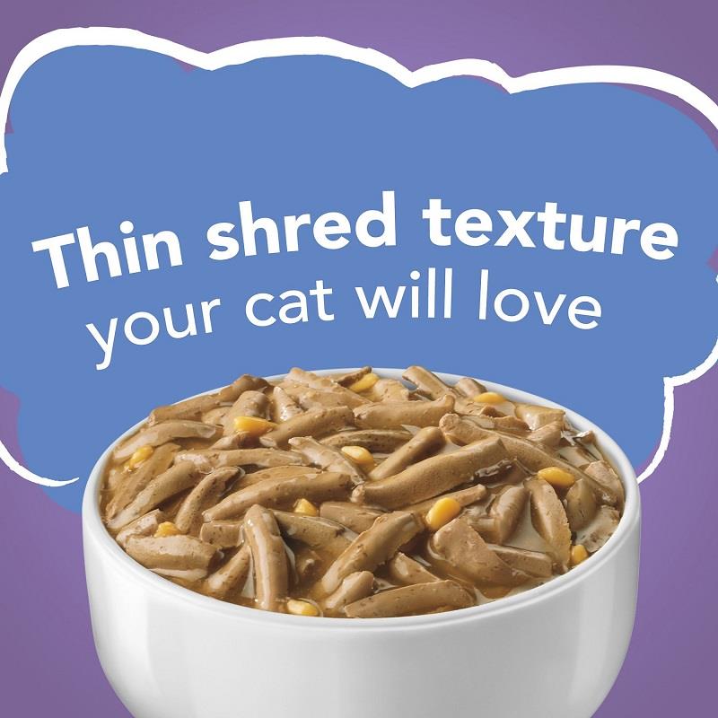 Friskies Savory Shreds Turkey And Cheese Dinner In Gravy Canned Cat