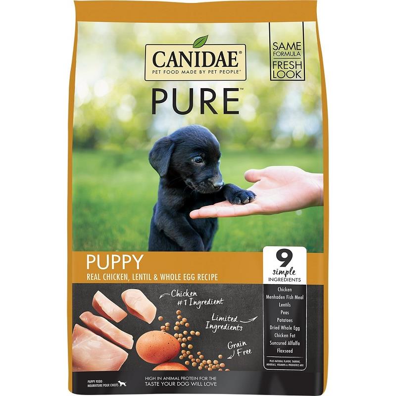 Canidae Grain Free PURE Puppy Chicken, Lentil & Whole Egg Recipe Dry