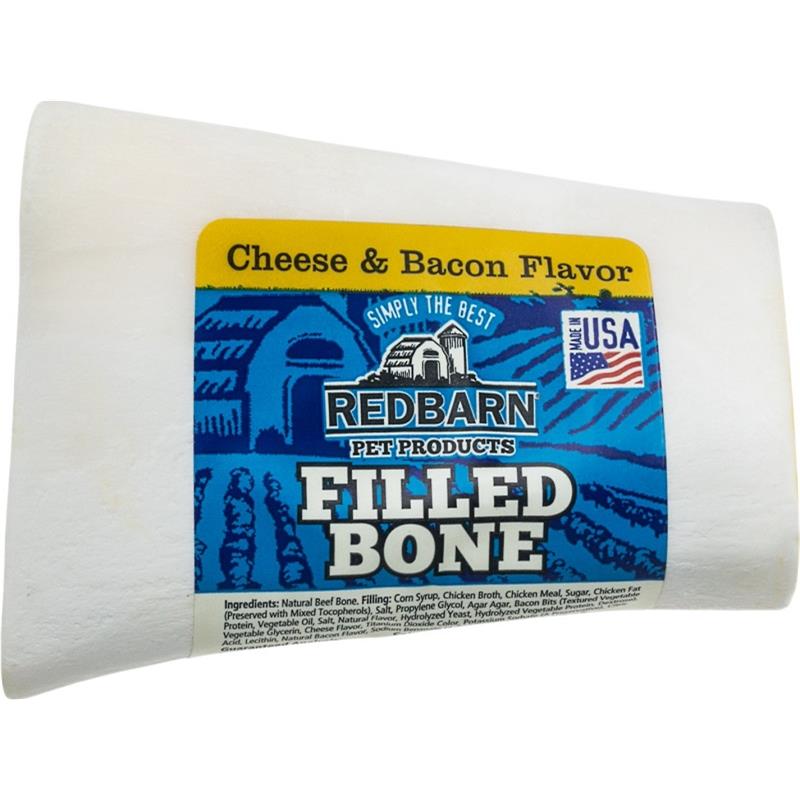 Redbarn Cheese and Bacon Flavor Filled Bone Dog Treat Allivet