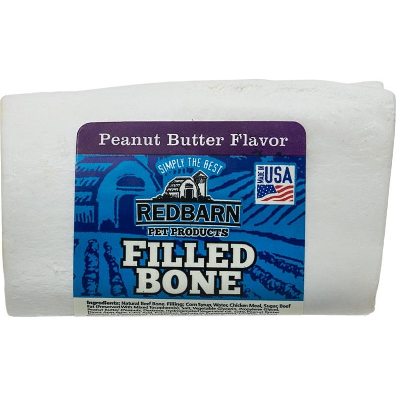 Redbarn Peanut Butter Filled Bone Dog Treat
