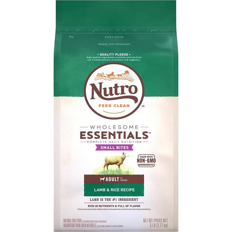 Nutro Wholesome Essentials Small Bites Adult PastureFed Lamb & Rice Dry Dog Food Allivet