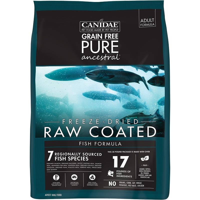 Canidae PURE Ancestral Grain Free FreezeDried Raw Coated Fish Formula