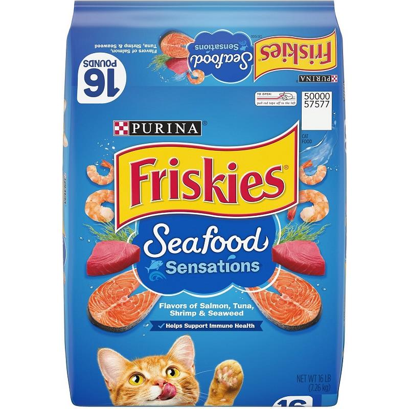 Friskies Seafood Sensations Dry Cat Food Allivet