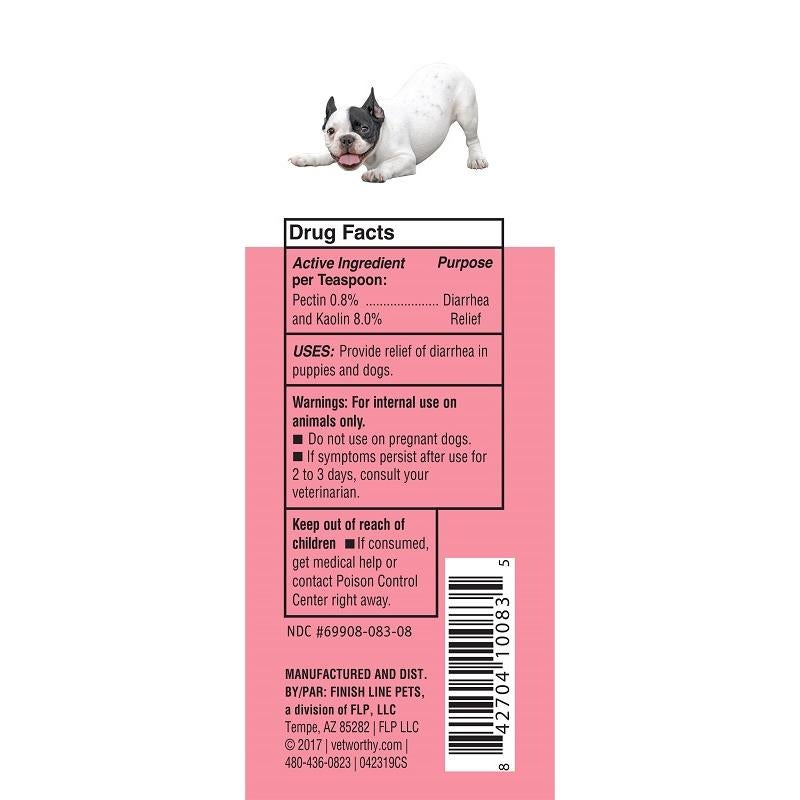 Vet Worthy AntiDiarrhea Liquid for Dogs, 8 fl oz Allivet