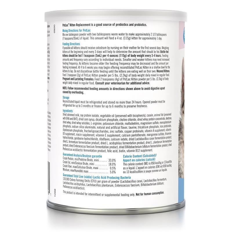 PetAg PetLac Kitten Milk Replacement Powder, 10.5 oz Allivet