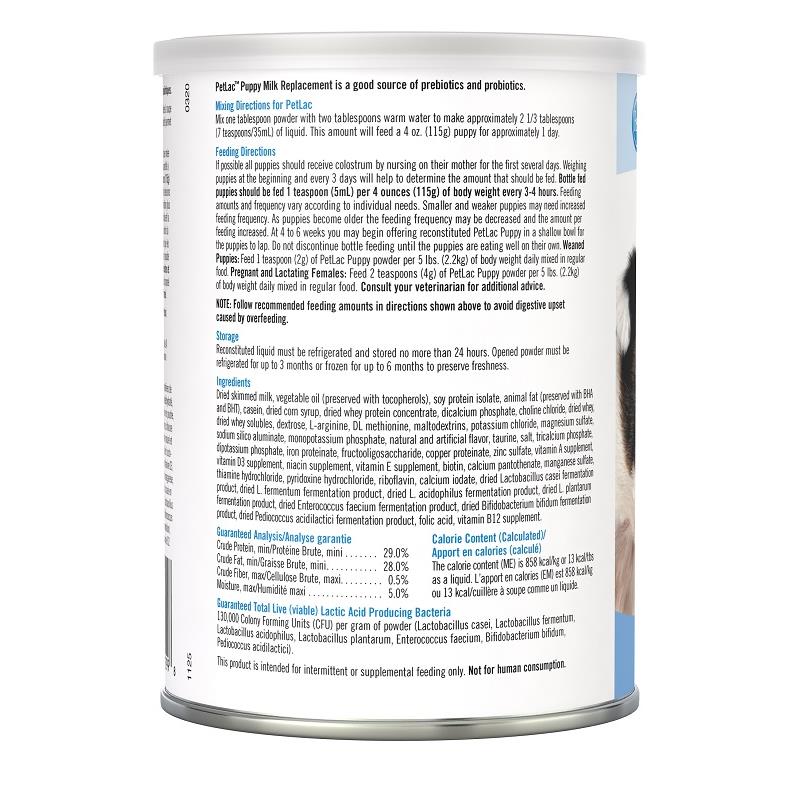 PetAg PetLac Puppy Milk Replacement Powder, 10.5 oz Allivet