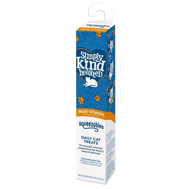 Simply Kind Hearted Squeezables Multi-Vitamin Cat Treats | Allivet
