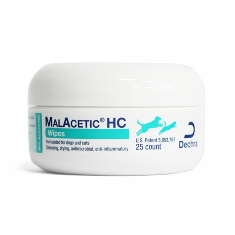MalAcetic HC Wipes, 25 ct
