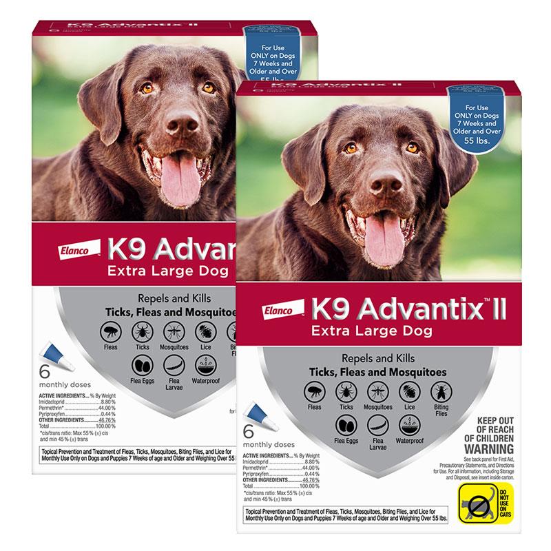 K9 Advantix II over 55 lbs 12 Month Supply Blue