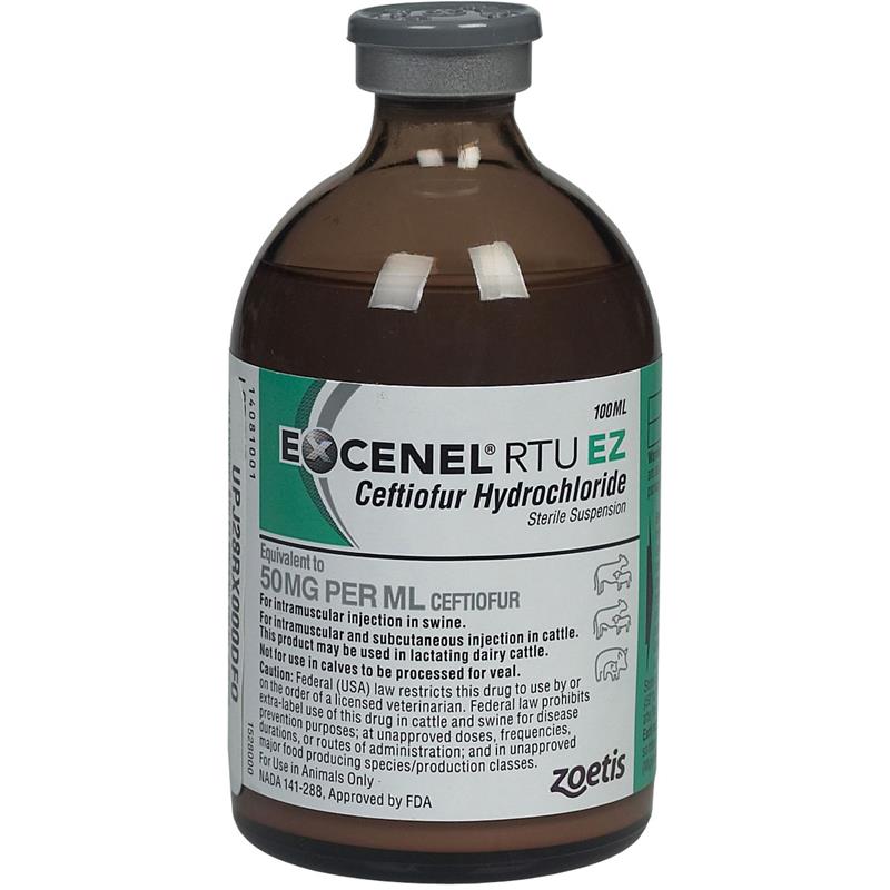 Excenel RTU EZ 50 mg/ml, 100 ml