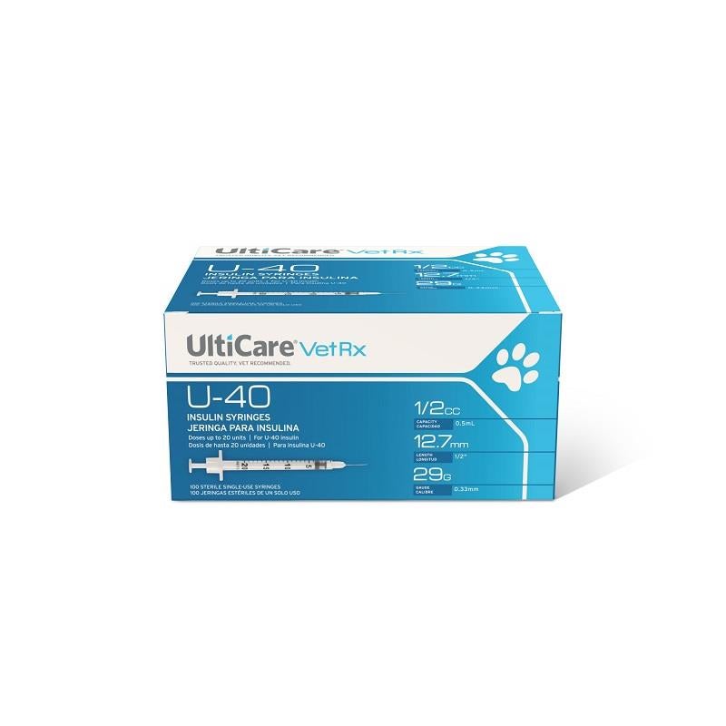 Ulticare U 40 Insulin Syringes 29 G Box Of 100 Allivet