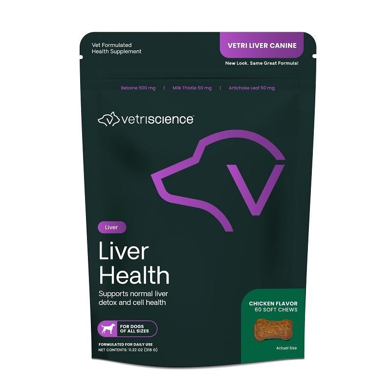 Vetri-Science Vetri-Liver Canine Bite-Sized Chews 60 Ct