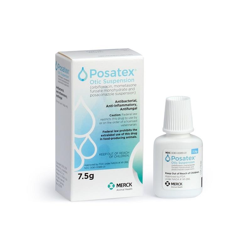 Buy Posatex Otic Suspension 15gm Ear Drops for Dogs Allivet