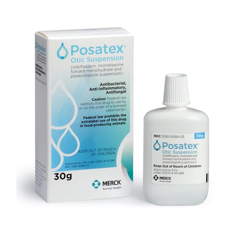 Buy Posatex Otic Suspension 15gm Ear Drops for Dogs Allivet