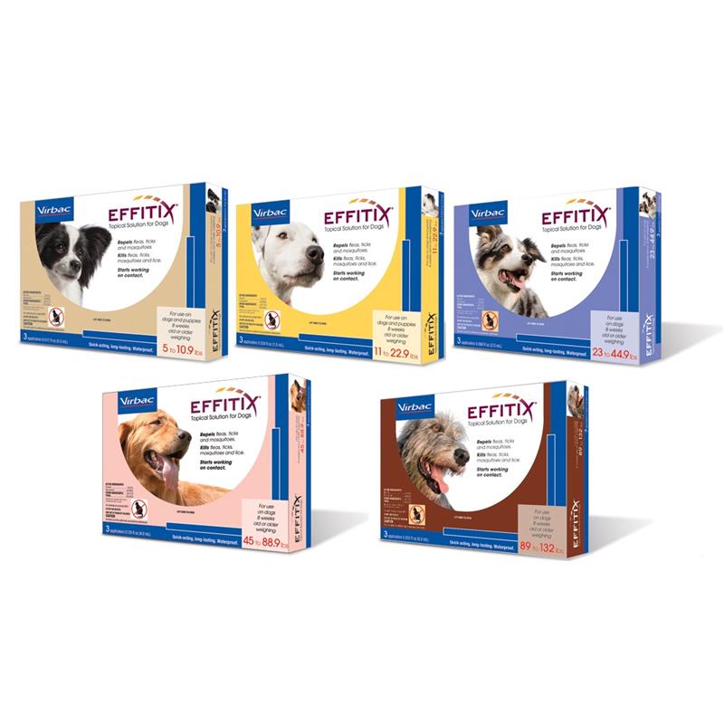 Effitix Topical Solution for Dogs, 3 Month Supply