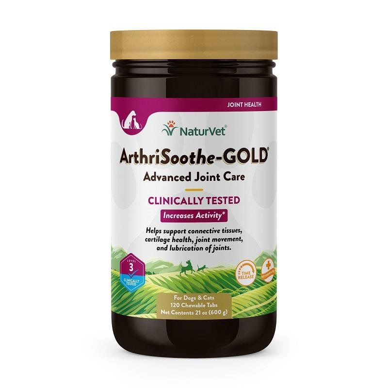 NaturVet ArthriSoothe-GOLD Level 3 Chew Tabs