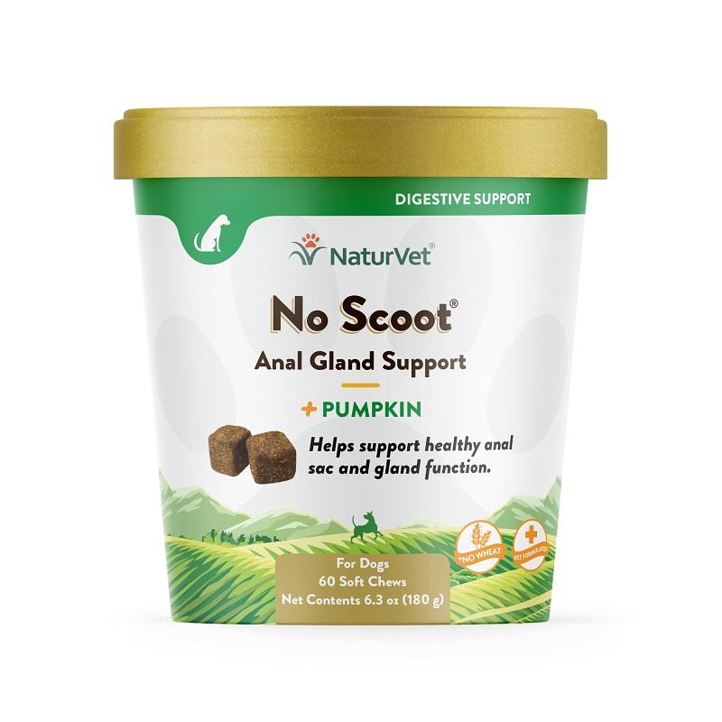 NaturVet No Scoot for Dogs, 60 Soft Chews