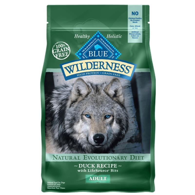 Blue Buffalo Wilderness Grain Free Duck Recipe Adult Dog Food