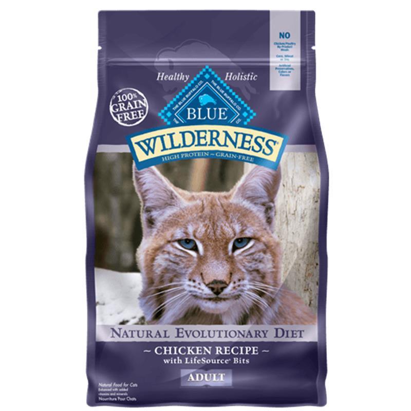 Blue Buffalo Wilderness Natural Evolutionary Diet Chicken Recipe Grain Free Adult Cat Food