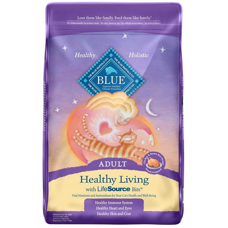 Blue Buffalo Healthy Living Chicken and Brown Rice Adult Cat Food