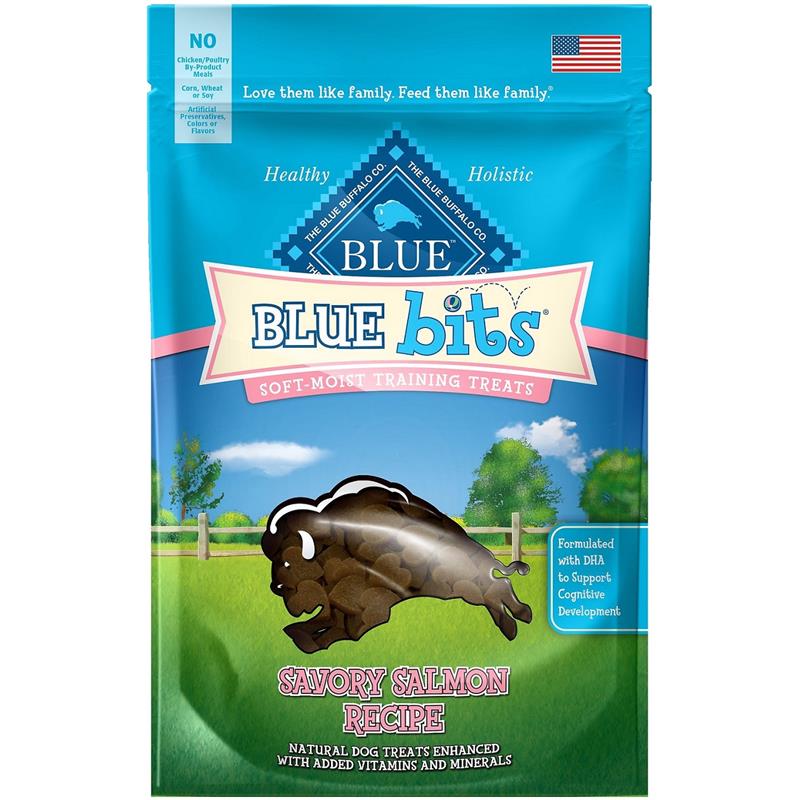 Blue Buffalo Blue Bits Savory Salmon Dog Treats, 4 oz
