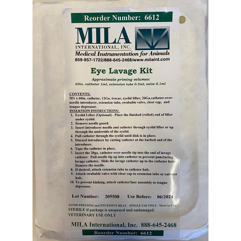 Subpalpebral Eye Lavage Kit - 36 in Catheter
