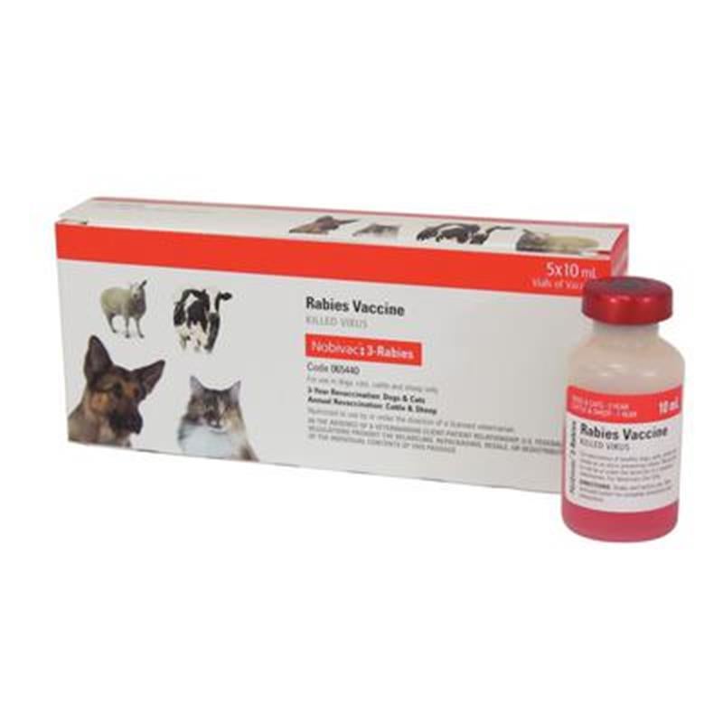 Nobivac 3-Rabies Vaccine, 10 ml