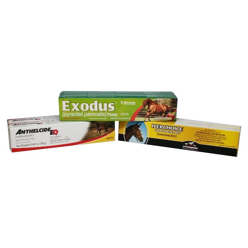 Economy One-Year Horse Wormer Paste Pack