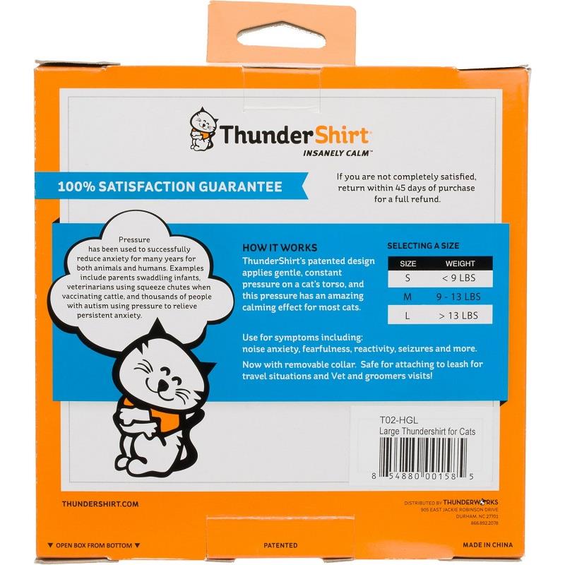 Buy Thundershirt Grey Calming Solution for Cats at the Lowest Price