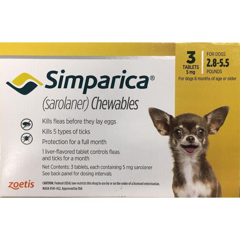 simparica flea and tick medication side effects