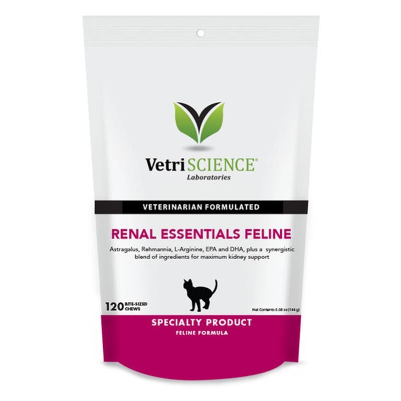 Vetri-Science Renal Essentials for Cats, 120 Bite-Sized Chews
