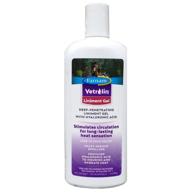 Vetrolin Liniment Gel, 12 oz