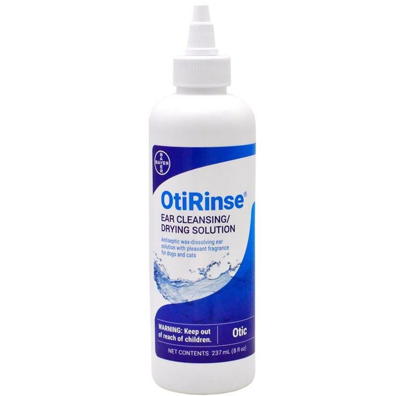 OtiRinse Ear Cleansing/Drying Solution for Dogs and Cats, 8 oz