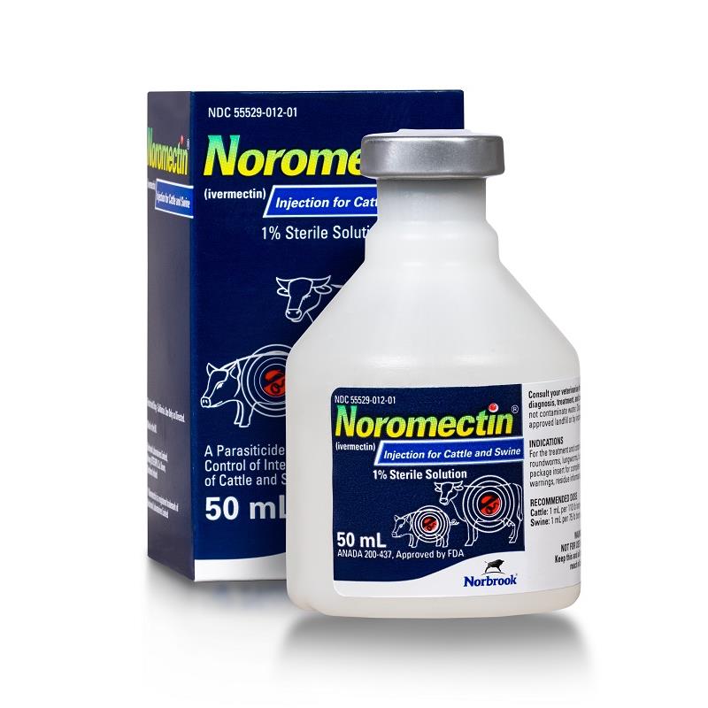 Noromectin (1 Ivermectin) Injection for Cattle and Swine Allivet