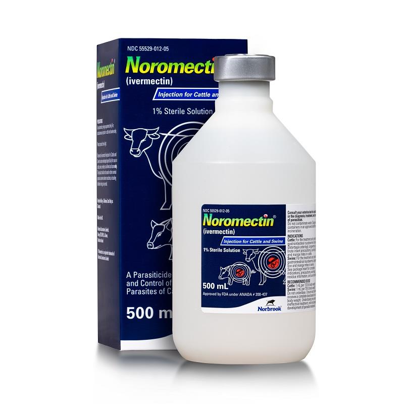 Noromectin (1 Ivermectin) Injection for Cattle and Swine Allivet