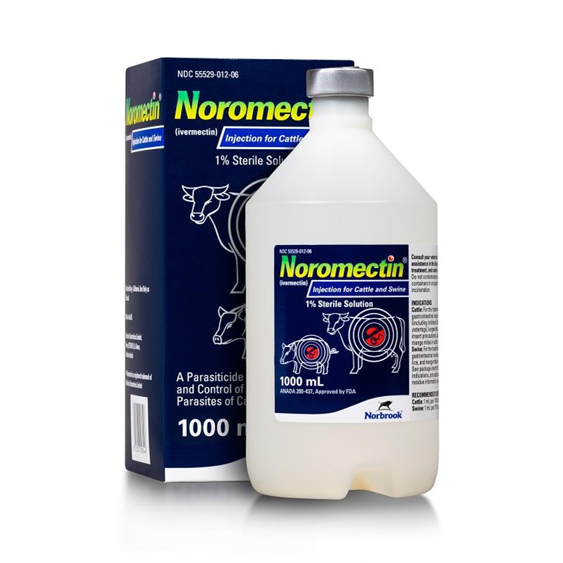 Noromectin (1 Ivermectin) Injection for Cattle and Swine Allivet