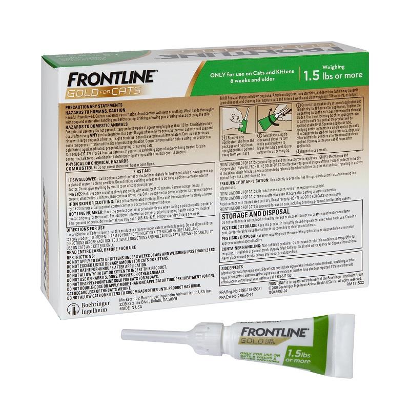 Frontline Gold for Cats and Kittens Allivet