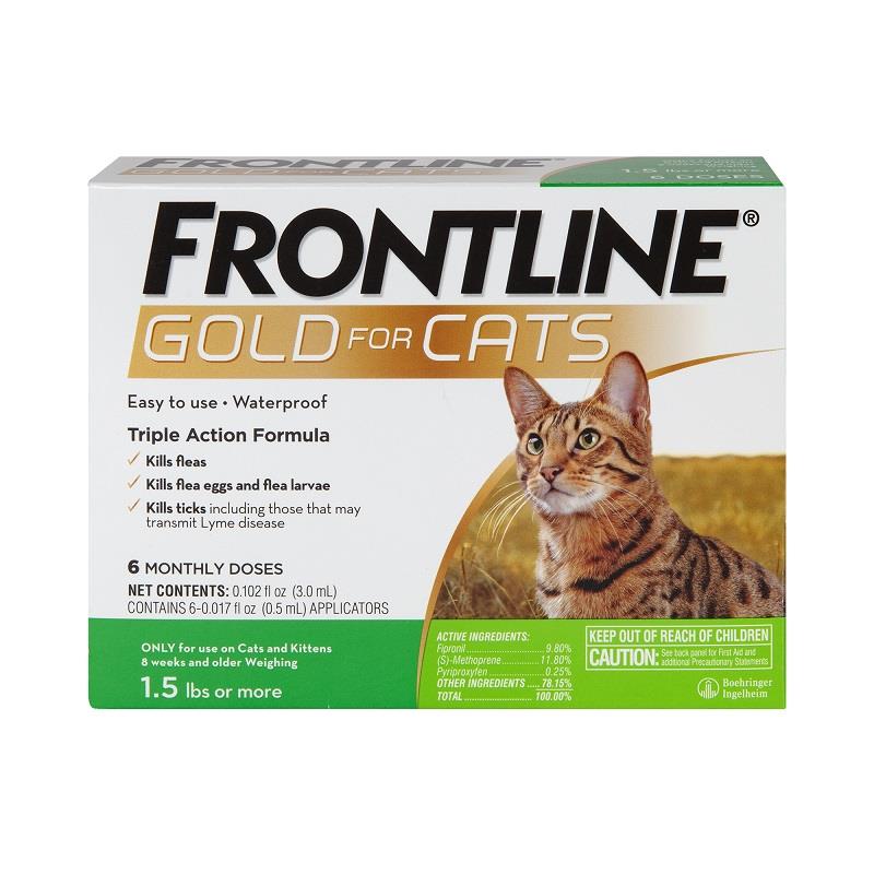 frontline for cats target