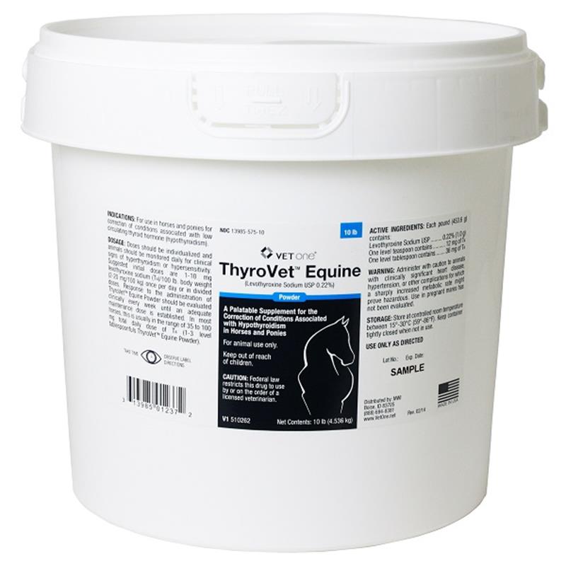 Thyrovet Equine Powder, 10 lbs Allivet