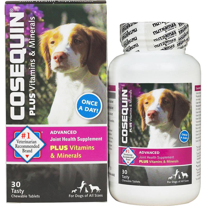 Cosequin Advanced Strength Joint Health Supplement Plus Vitamins & Minerals, 30 Chew Tabs