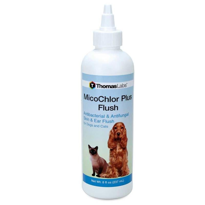 MicoChlor Plus Antibacterial & Antifungal Skin & Ear Flush for Dogs and Cats