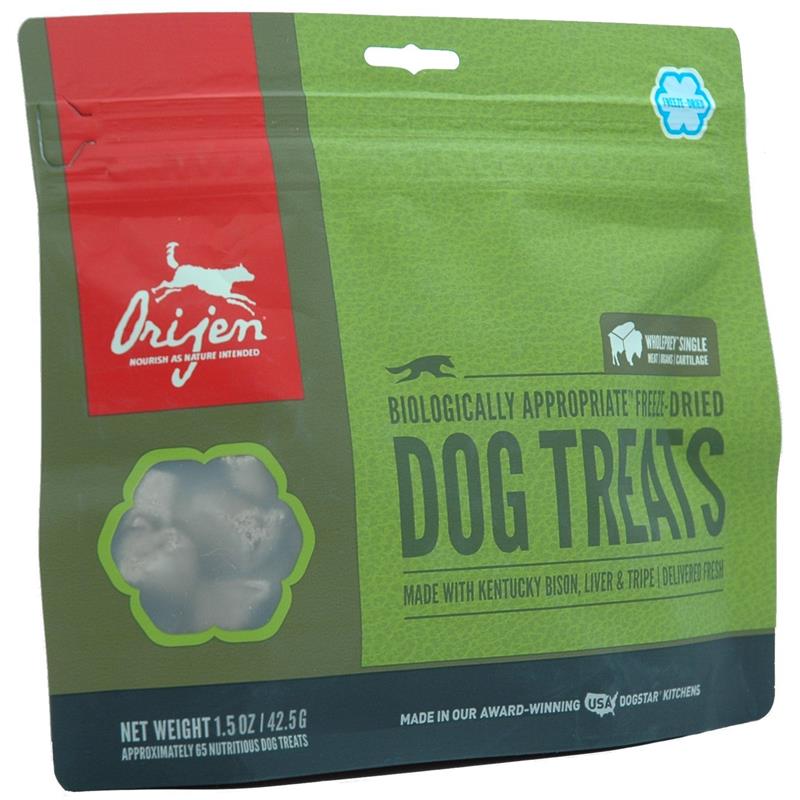 Orijen Kentucky Bison, Liver & Tripe Freeze-Dried Dog Treats