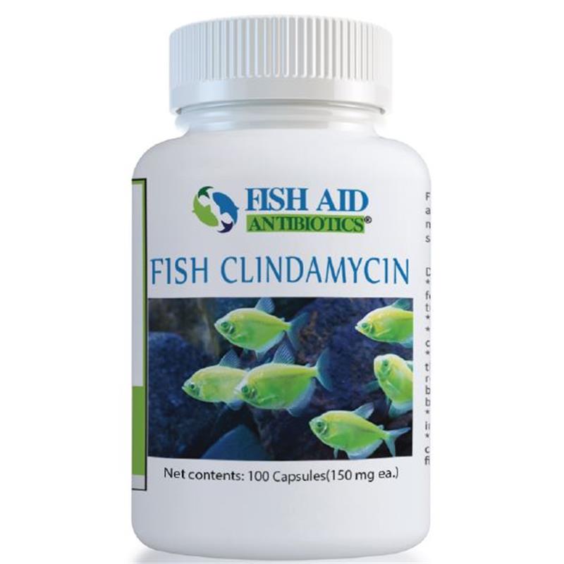 Fish Aid Antibiotics Clindamycin 150 mg Capsules