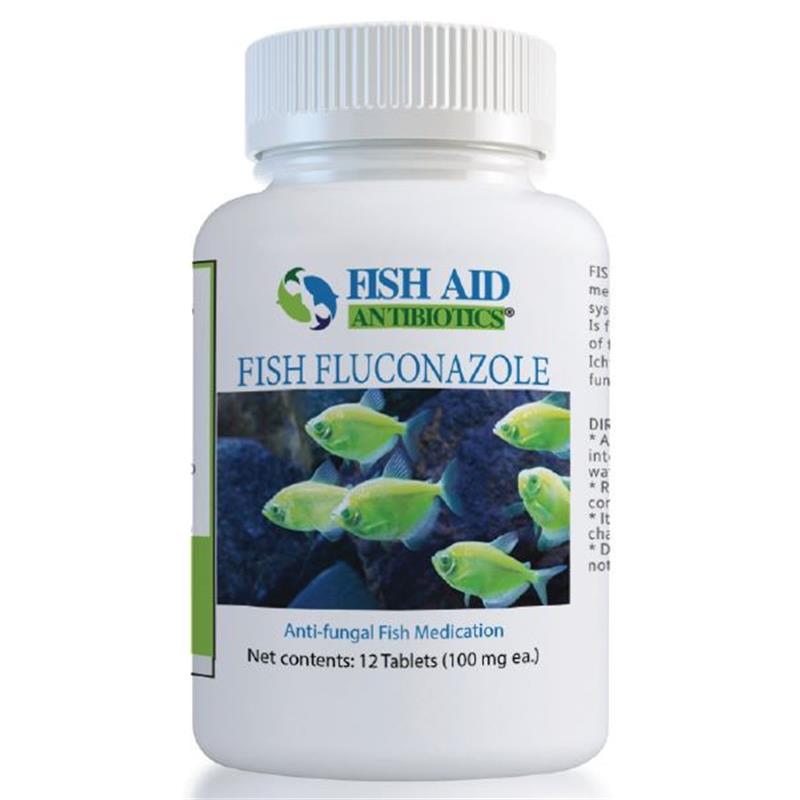 Fish Aid Antibiotics Fluconazole 100 mg Tablets