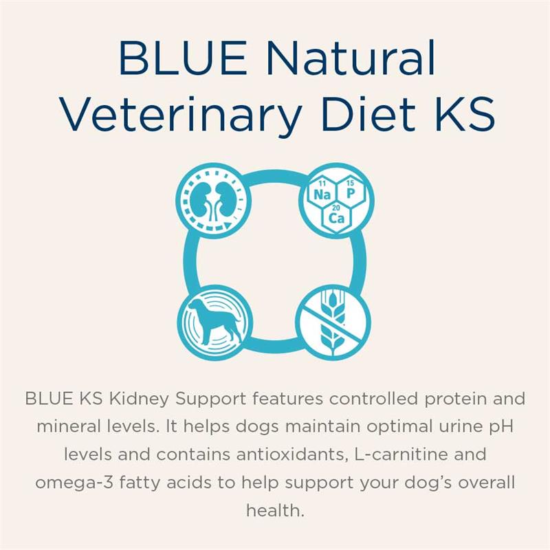Blue Buffalo Natural Veterinary Diet KS Kidney Support Dog Food Allivet