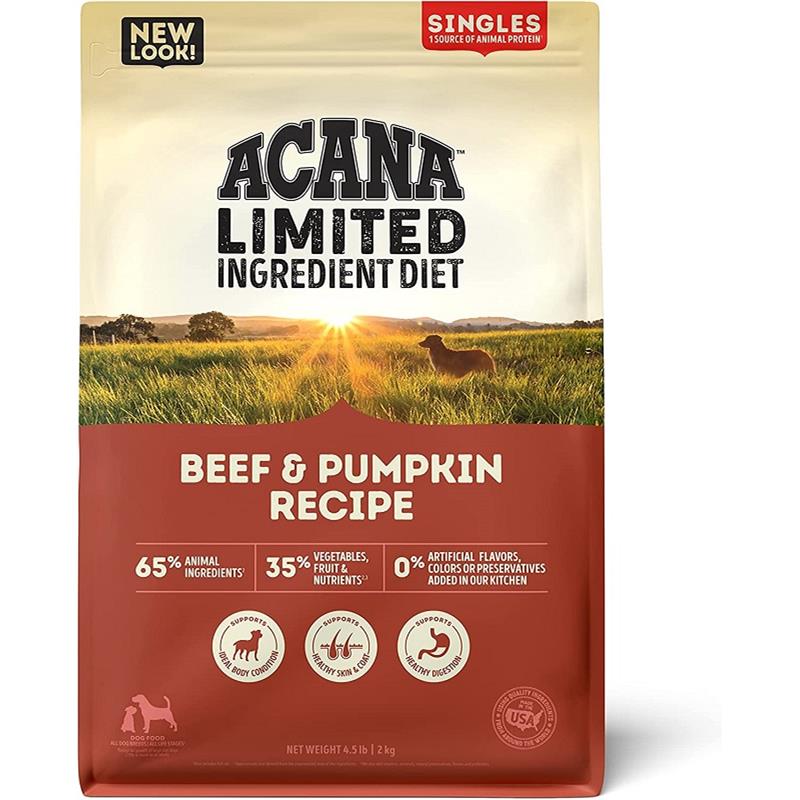 Acana Singles Beef & Pumpkin Dry Dog Food Allivet