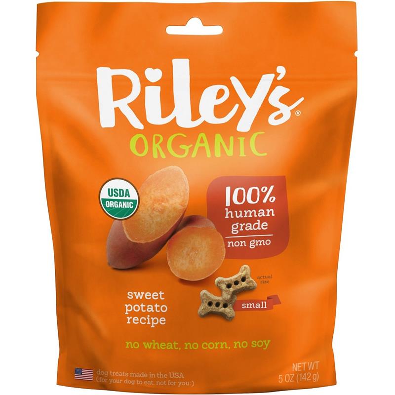 Riley\\'s Organic Sweet Potato Dog Treats, 5 oz